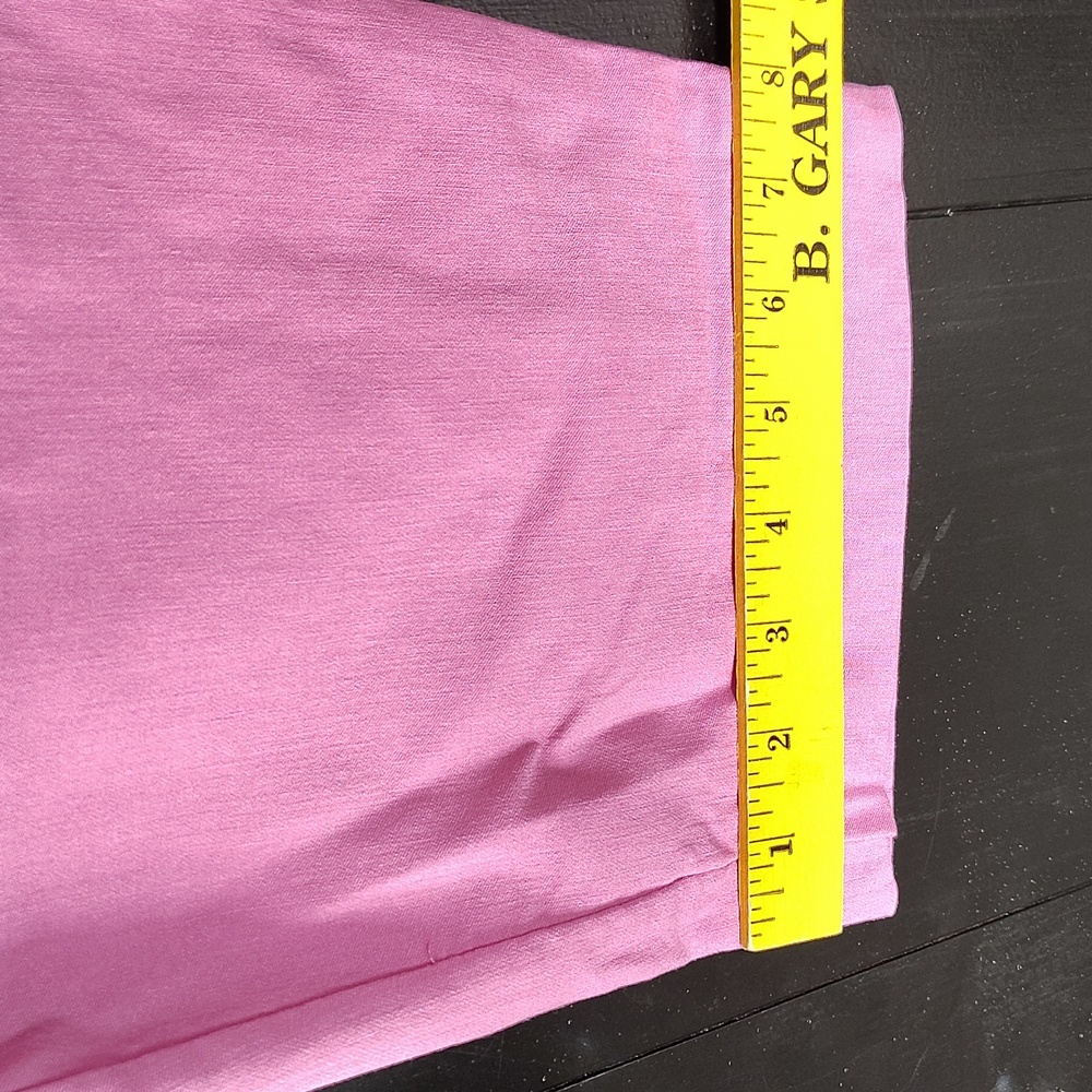 🩷 Zac & Rachel Pink Cropped Capri Pants. Size 14. Excellent Condition. - Picture 7 of 14